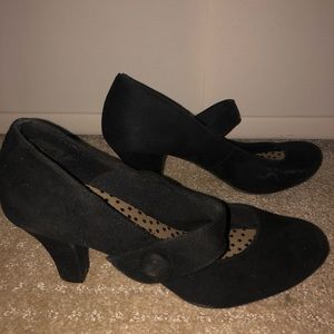 Button strap 3 inch heels by American Eagle